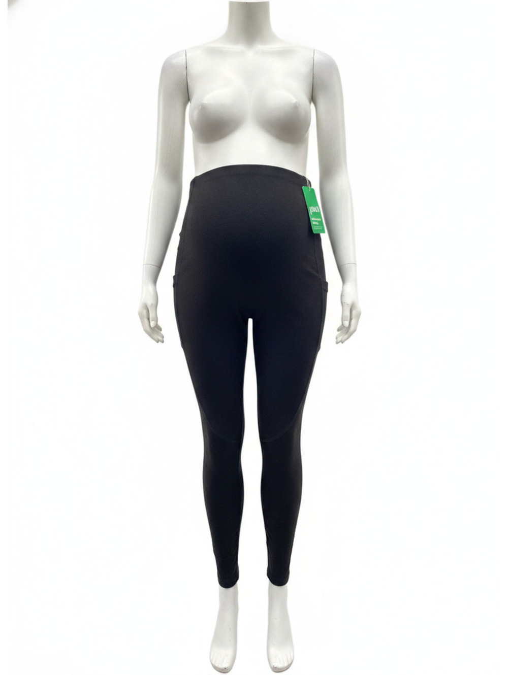Pact Organic Cotton High Waist Maternity Leggings with Pockets (Black) - NWT